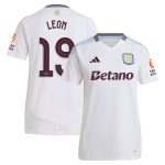 aston villa adidas away shirt 2024-25 – womens with leon 19 cup printing Collection | Official Aston Villa FC Gear Online