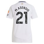 aston villa adidas away shirt 2024-25 – womens with m.asensio 21 printing Collection | Official Aston Villa FC Gear Online