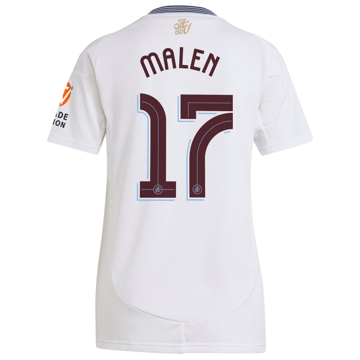 aston villa adidas away shirt 2024-25 – womens with malen 17 cup printing Collection | Official Aston Villa FC Gear Online