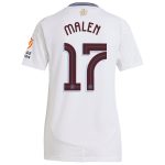 aston villa adidas away shirt 2024-25 – womens with malen 17 cup printing Collection | Official Aston Villa FC Gear Online