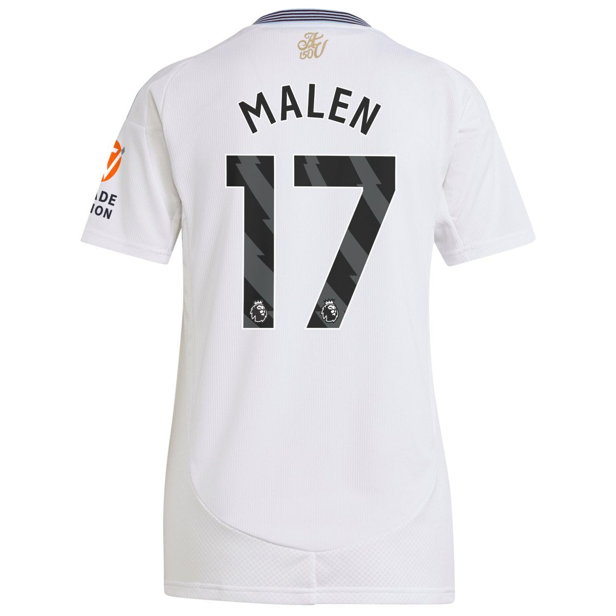 aston villa adidas away shirt 2024-25 – womens with malen 17 printing Collection | Official Aston Villa FC Gear Online
