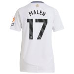 aston villa adidas away shirt 2024-25 – womens with malen 17 printing Collection | Official Aston Villa FC Gear Online
