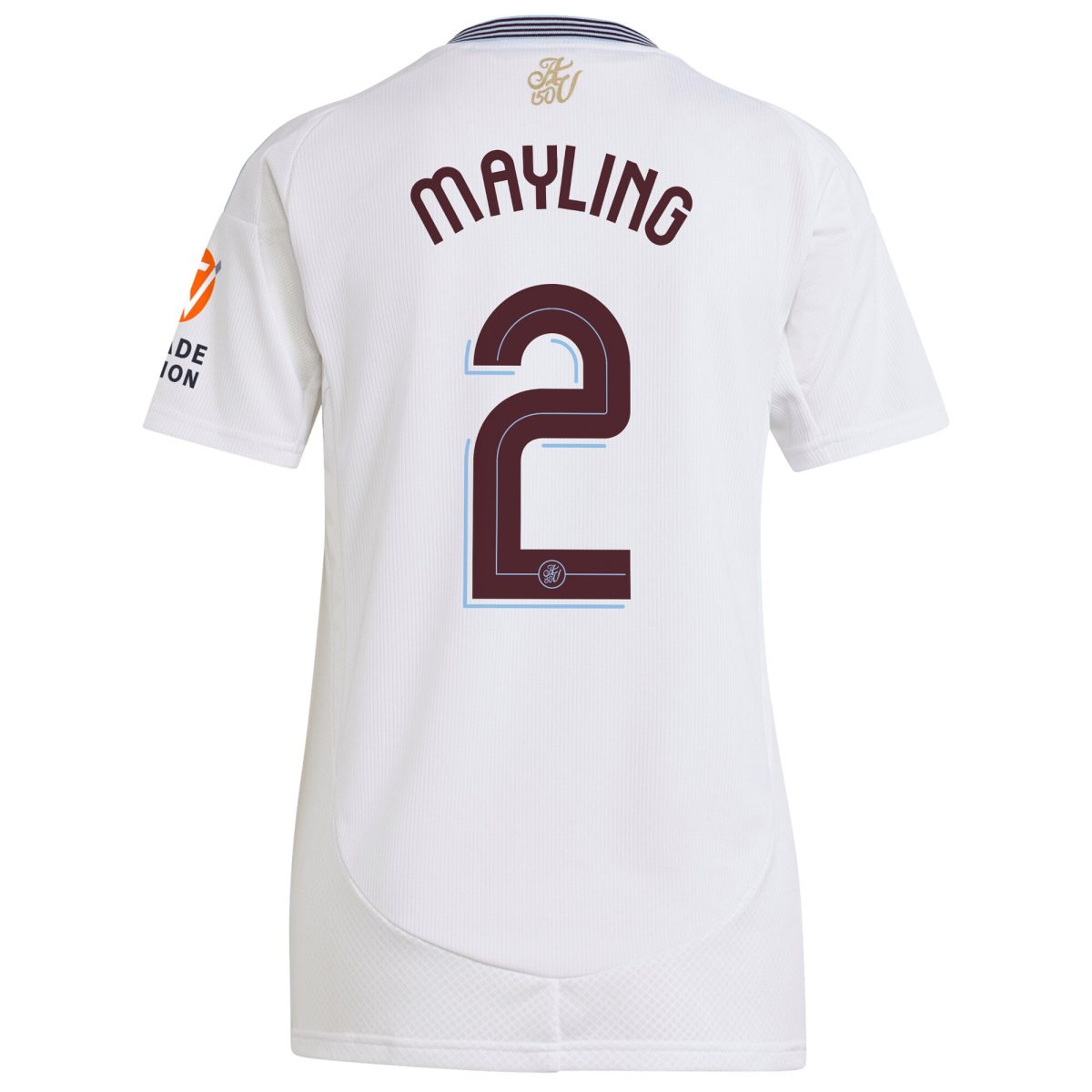 aston villa adidas away shirt 2024-25 – womens with mayling 2 cup printing Collection | Official Aston Villa FC Gear Online
