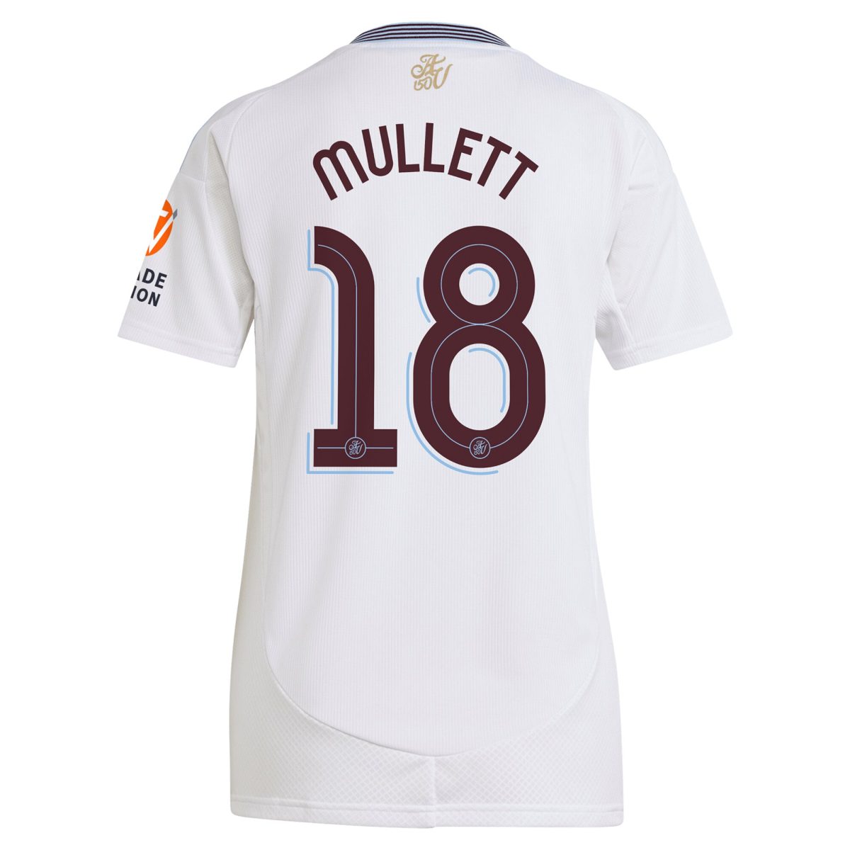 aston villa adidas away shirt 2024-25 – womens with mullett 18 cup printing Collection | Official Aston Villa FC Gear Online