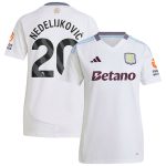 aston villa adidas away shirt 2024-25 – womens with nedeljković 20 printing Collection | Official Aston Villa FC Gear Online