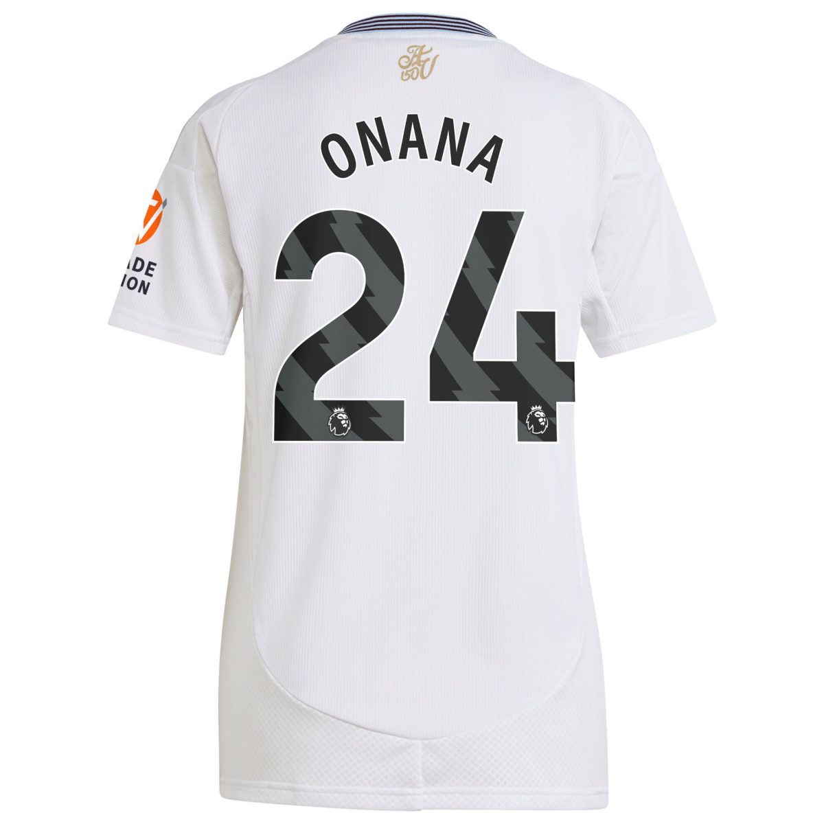 aston villa adidas away shirt 2024-25 – womens with onana 24 printing Collection | Official Aston Villa FC Gear Online