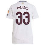 aston villa adidas away shirt 2024-25 – womens with pacheco 33 cup printing Collection | Official Aston Villa FC Gear Online