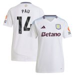 aston villa adidas away shirt 2024-25 – womens with pau 14 printing Collection | Official Aston Villa FC Gear Online