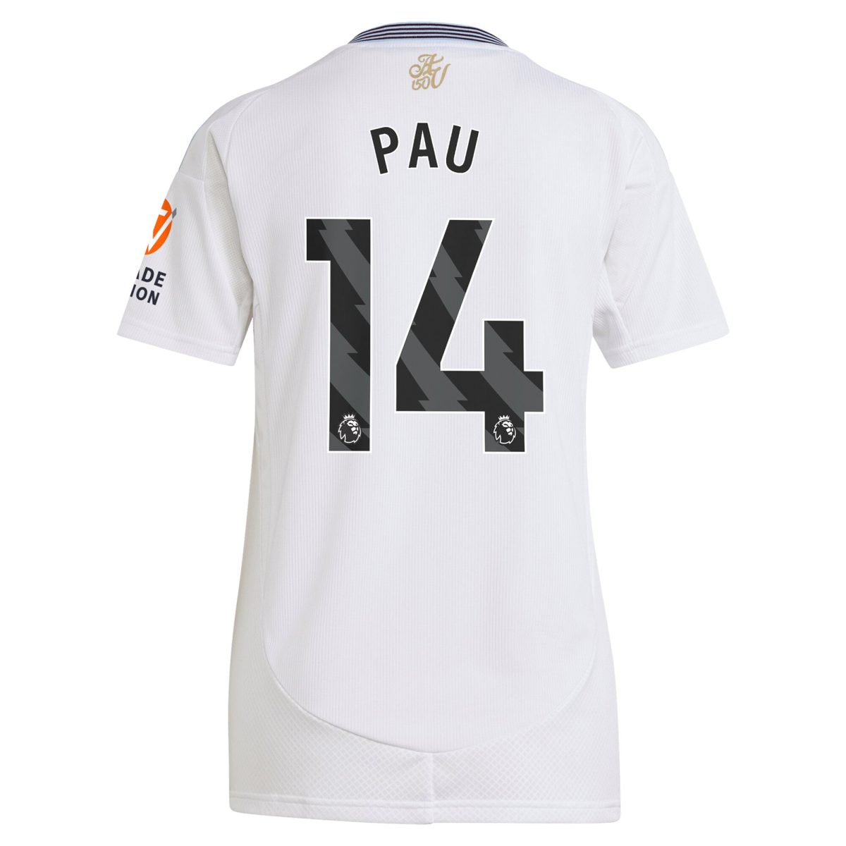 aston villa adidas away shirt 2024-25 – womens with pau 14 printing Collection | Official Aston Villa FC Gear Online