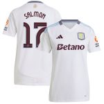 aston villa adidas away shirt 2024-25 – womens with salmon 17 cup printing Collection | Official Aston Villa FC Gear Online