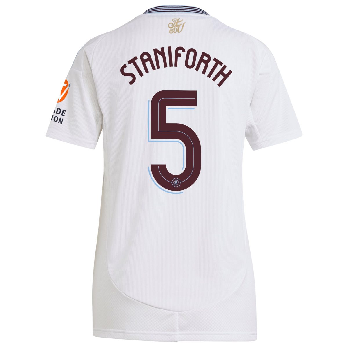 aston villa adidas away shirt 2024-25 – womens with staniforth 5 cup printing Collection | Official Aston Villa FC Gear Online
