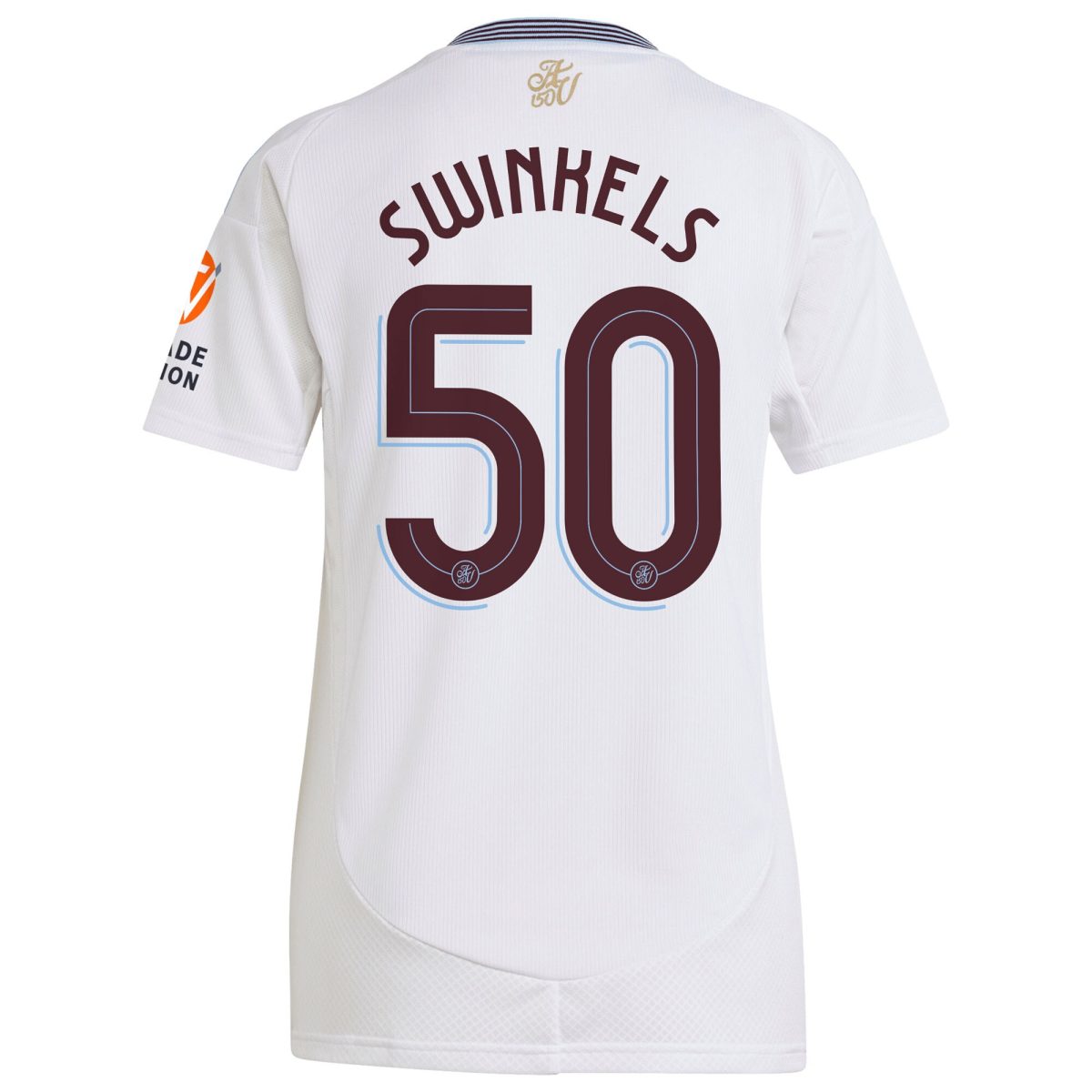 aston villa adidas away shirt 2024-25 – womens with swinkels 50 cup printing Collection | Official Aston Villa FC Gear Online