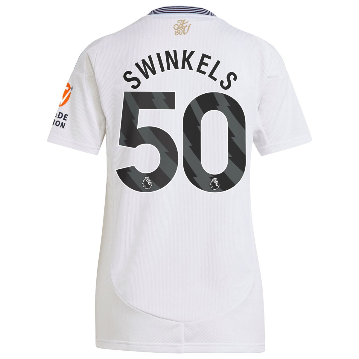aston villa adidas away shirt 2024-25 – womens with swinkels 50 printing Collection | Official Aston Villa FC Gear Online