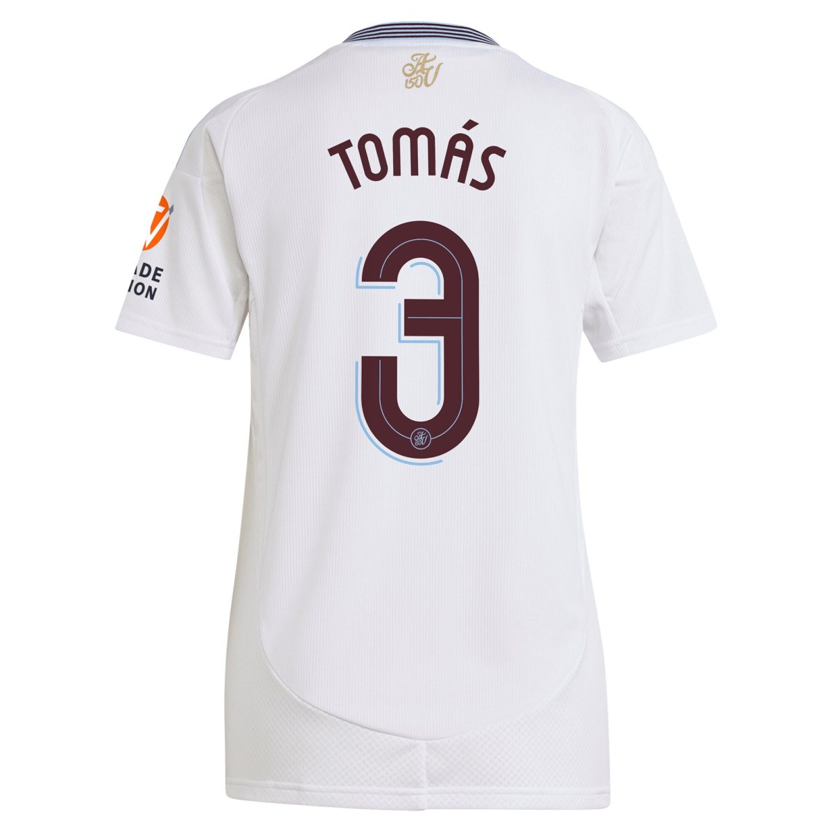 aston villa adidas away shirt 2024-25 – womens with tomás 3 cup printing Collection | Official Aston Villa FC Gear Online