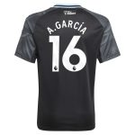 aston villa adidas away shirt 2025-26 – kids with a.garcía 16 printing Collection | Official Aston Villa FC Gear Online