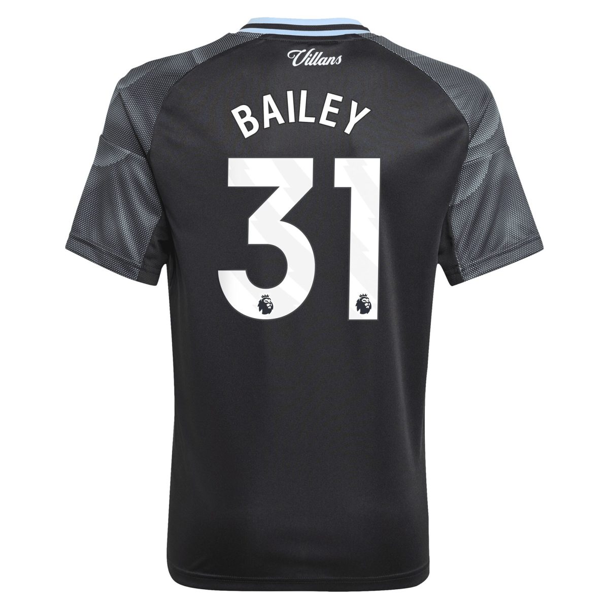 aston villa adidas away shirt 2025-26 – kids with bailey 31 printing Collection | Official Aston Villa FC Gear Online