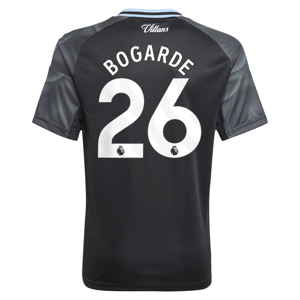 aston villa adidas away shirt 2025-26 – kids with bogarde 26 printing Collection | Official Aston Villa FC Gear Online