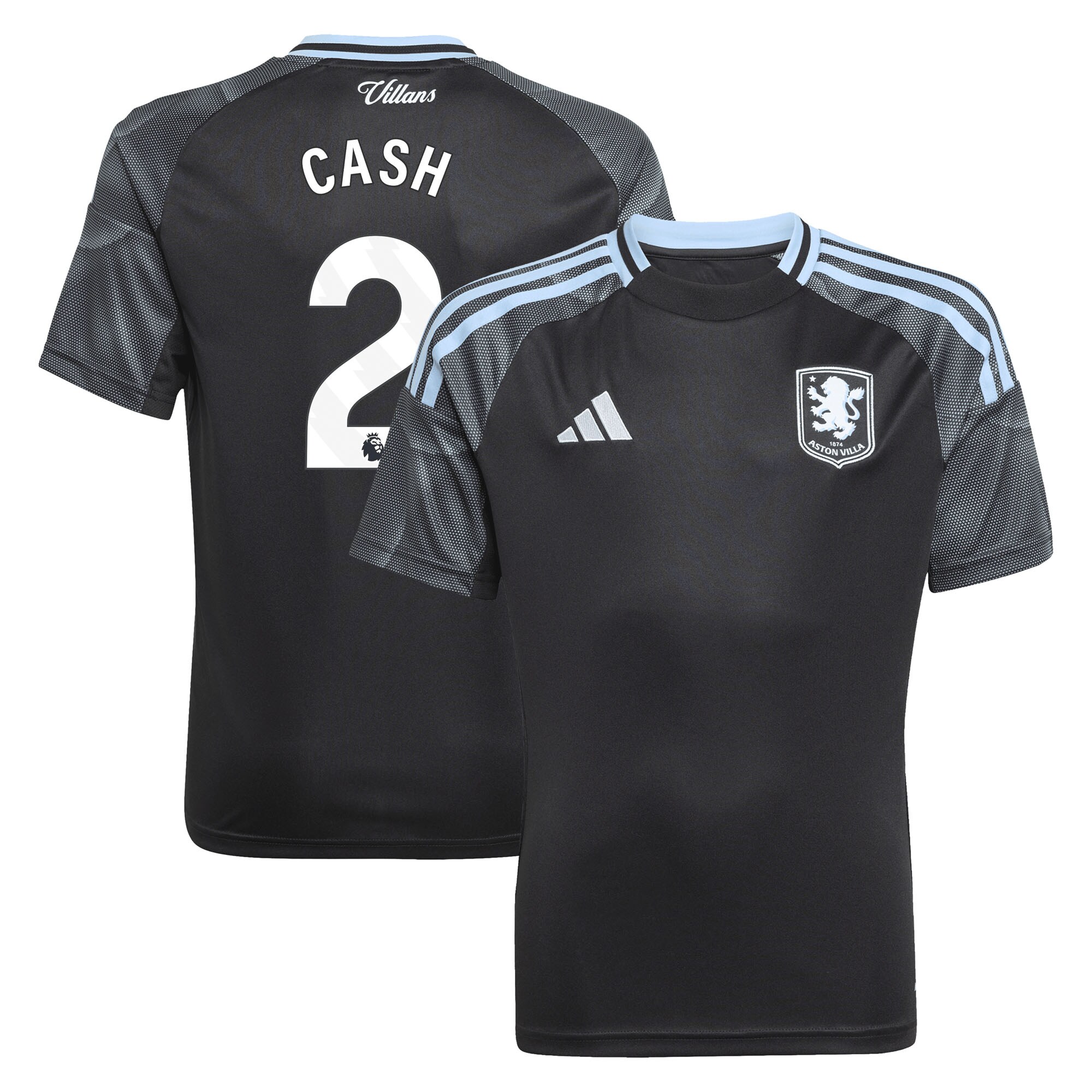 aston villa adidas away shirt 2025-26 – kids with cash 2 printing Collection | Official Aston Villa FC Gear Online