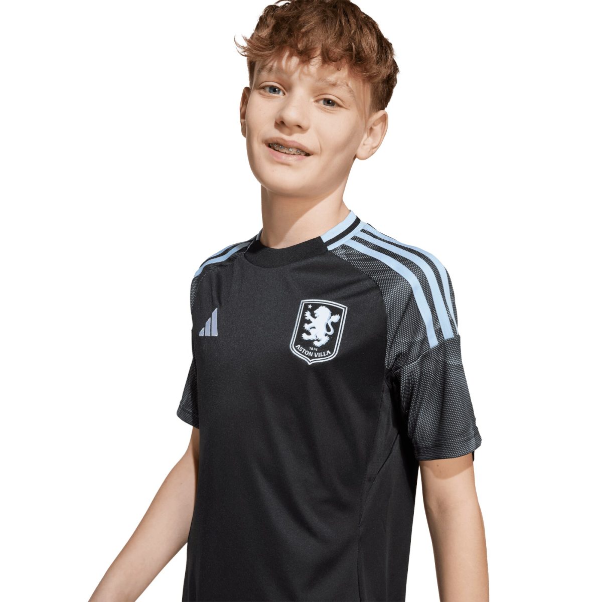 aston villa adidas away shirt 2025-26 – kids with custom printing Collection | Official Aston Villa FC Gear Online
