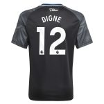 aston villa adidas away shirt 2025-26 – kids with digne 12 printing Collection | Official Aston Villa FC Gear Online