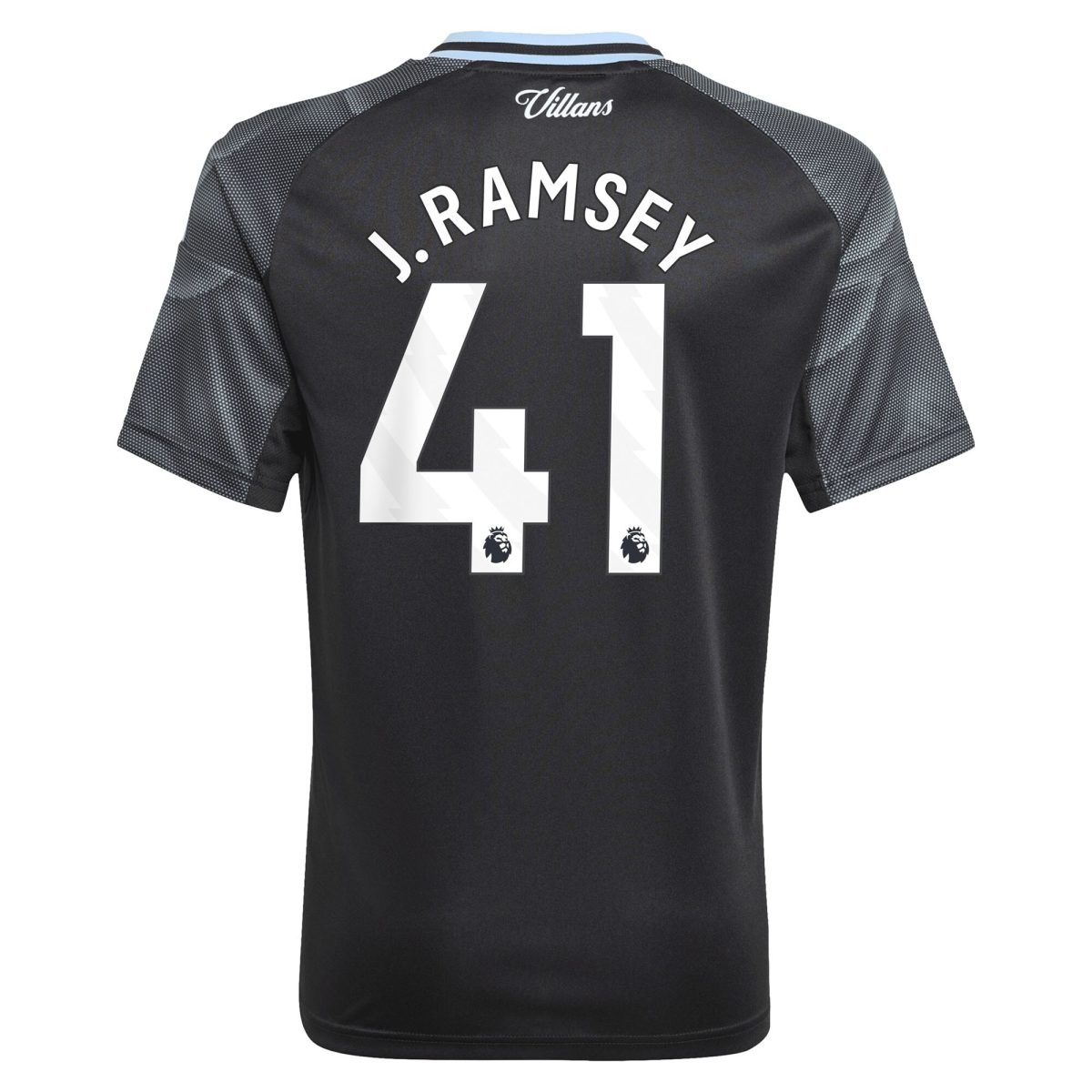 aston villa adidas away shirt 2025-26 – kids with j. ramsey 41 printing Collection | Official Aston Villa FC Gear Online