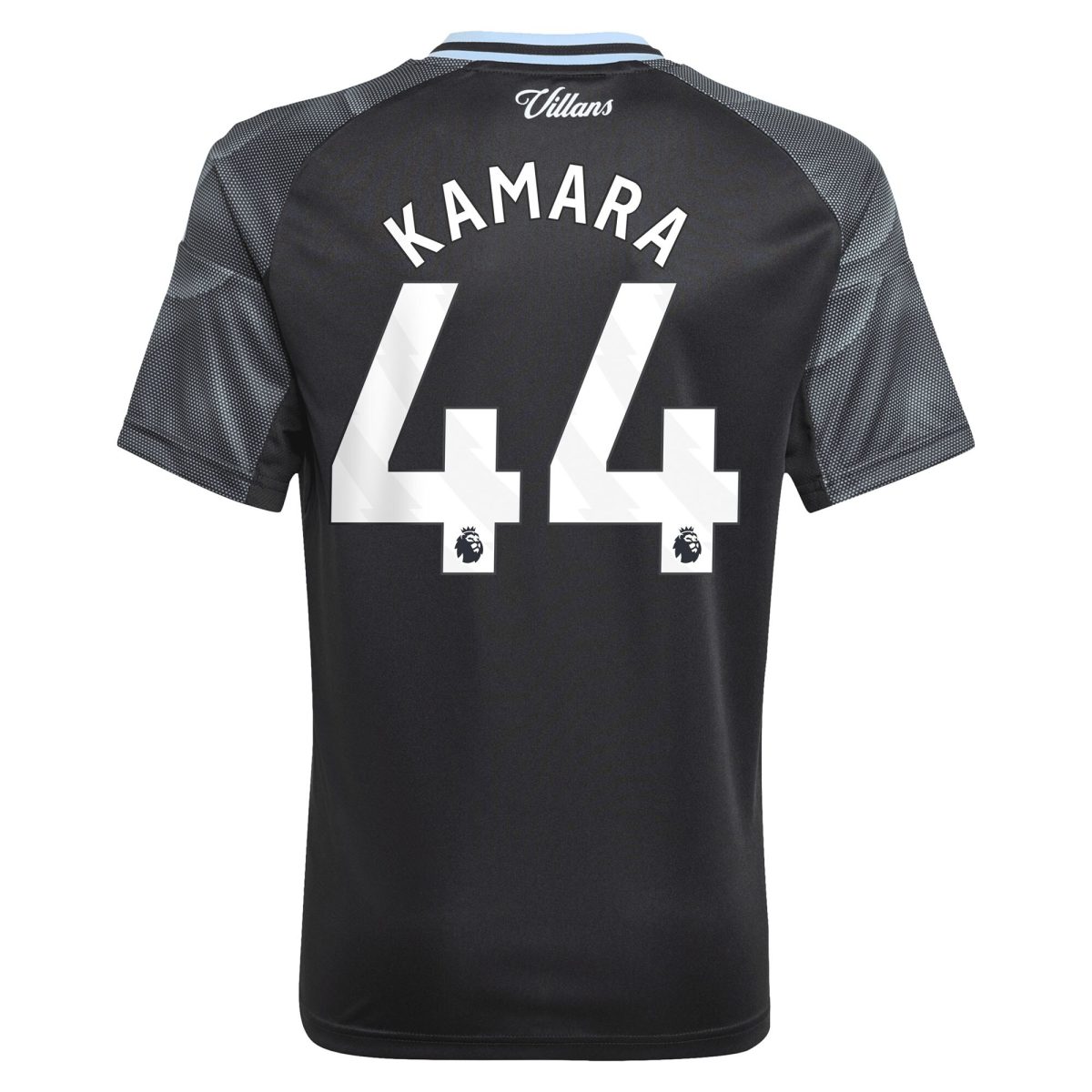 aston villa adidas away shirt 2025-26 – kids with kamara 44 printing Collection | Official Aston Villa FC Gear Online