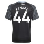aston villa adidas away shirt 2025-26 – kids with kamara 44 printing Collection | Official Aston Villa FC Gear Online