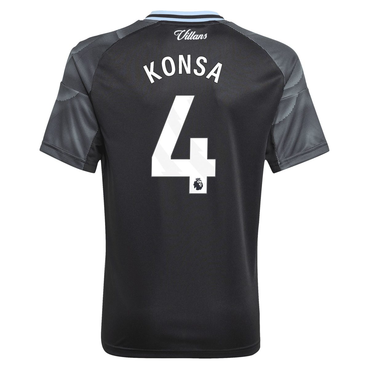 aston villa adidas away shirt 2025-26 – kids with konsa 4 printing Collection | Official Aston Villa FC Gear Online