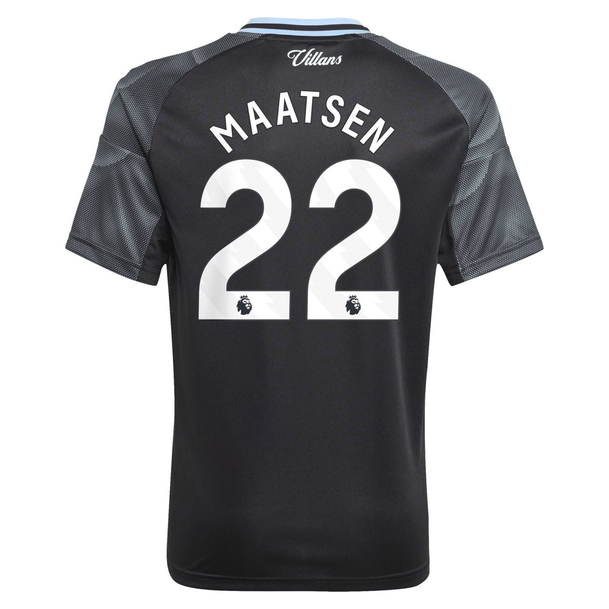 aston villa adidas away shirt 2025-26 – kids with maatsen 22 printing Collection | Official Aston Villa FC Gear Online