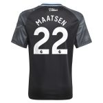 aston villa adidas away shirt 2025-26 – kids with maatsen 22 printing Collection | Official Aston Villa FC Gear Online