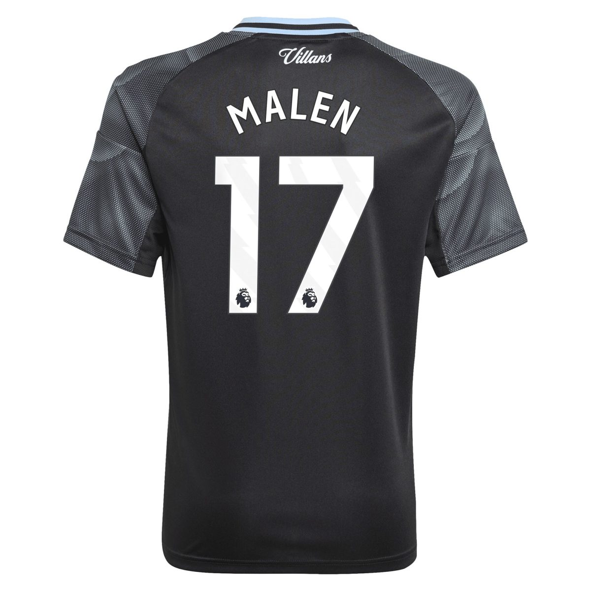aston villa adidas away shirt 2025-26 – kids with malen 17 printing Collection | Official Aston Villa FC Gear Online