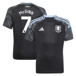 aston villa adidas away shirt 2025-26 – kids with mcginn 7 printing Collection | Official Aston Villa FC Gear Online