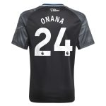 aston villa adidas away shirt 2025-26 – kids with onana 24 printing Collection | Official Aston Villa FC Gear Online
