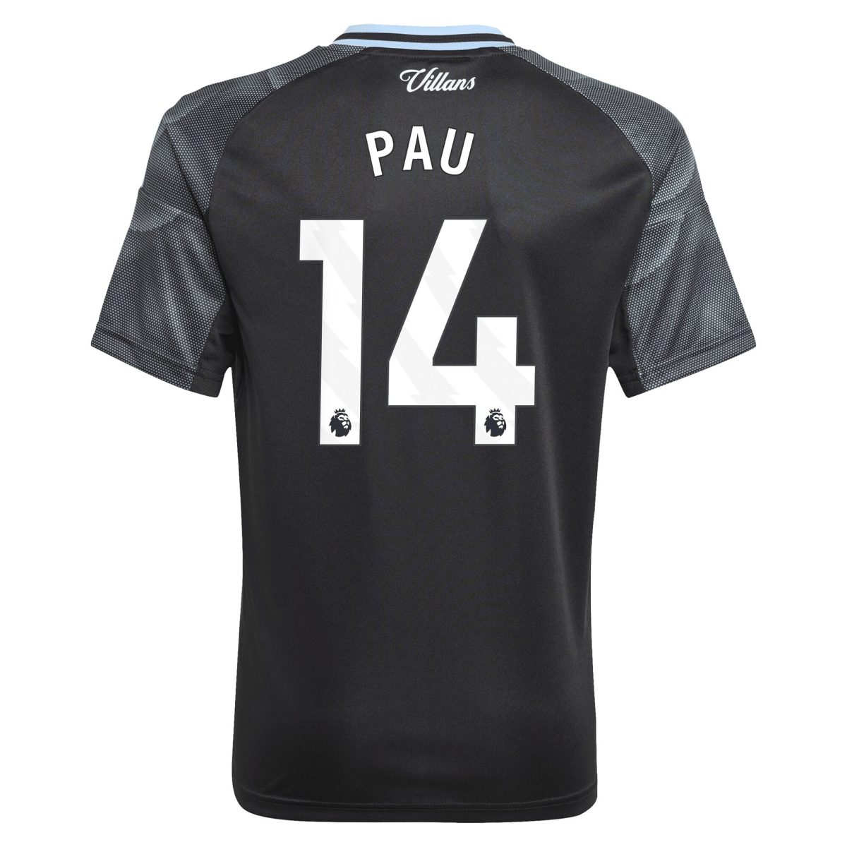 aston villa adidas away shirt 2025-26 – kids with pau 14 printing Collection | Official Aston Villa FC Gear Online