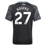 aston villa adidas away shirt 2025-26 – kids with rogers 27 printing Collection | Official Aston Villa FC Gear Online