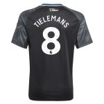aston villa adidas away shirt 2025-26 – kids with tielemans 8 printing Collection | Official Aston Villa FC Gear Online