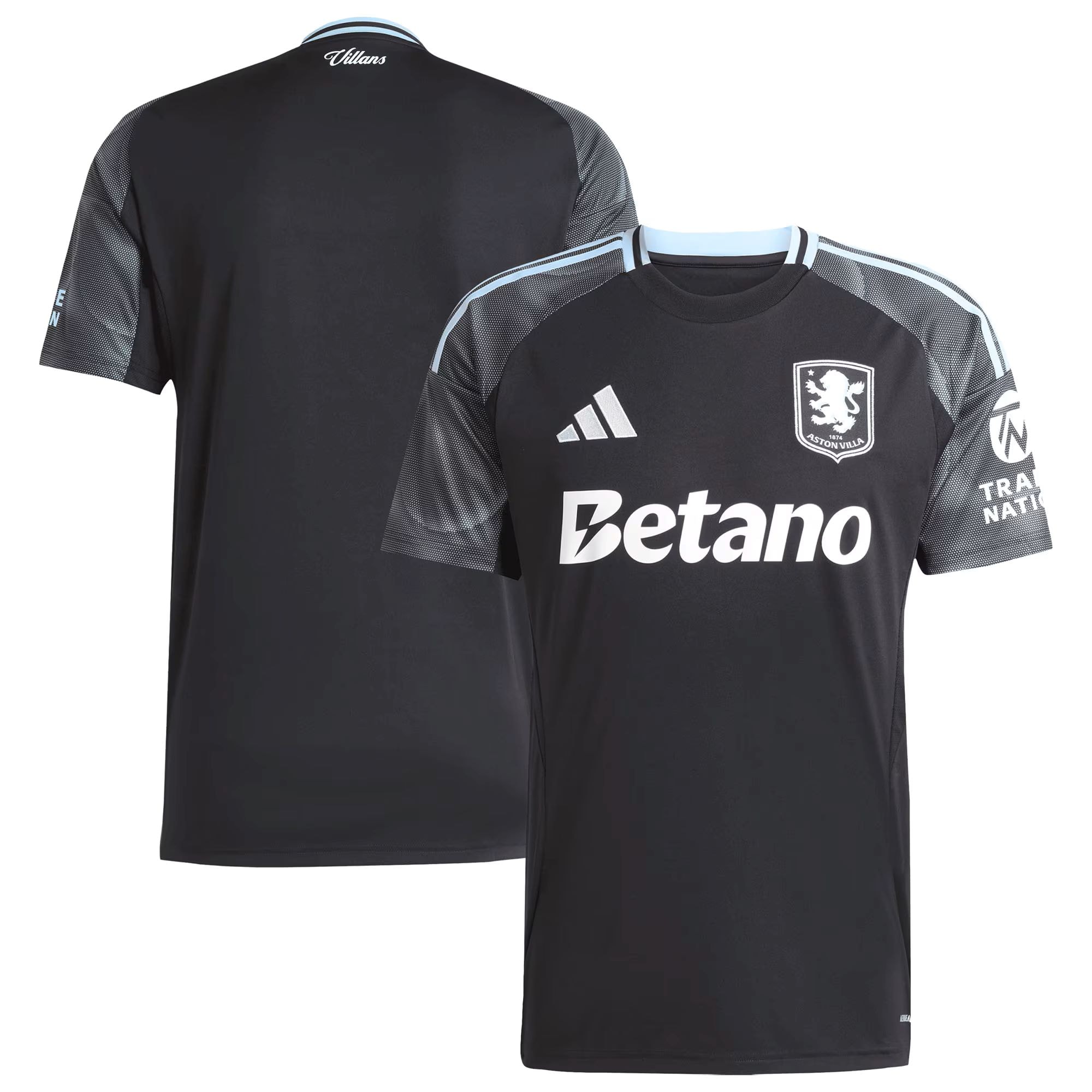 aston villa adidas away shirt 2025-26 with custom printing Collection | Official Aston Villa FC Gear Online