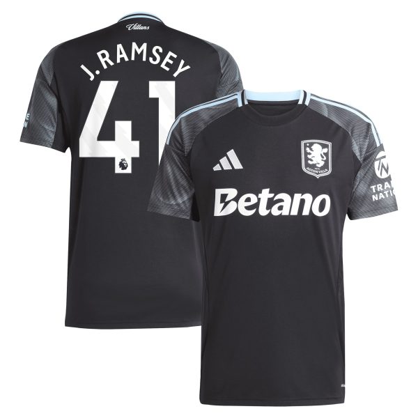 aston villa adidas away shirt 2025-26 with j. ramsey 41 printing Collection | Official Aston Villa FC Gear Online