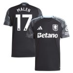 aston villa adidas away shirt 2025-26 with malen 17 printing Collection | Official Aston Villa FC Gear Online