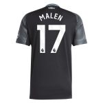 aston villa adidas away shirt 2025-26 with malen 17 printing Collection | Official Aston Villa FC Gear Online