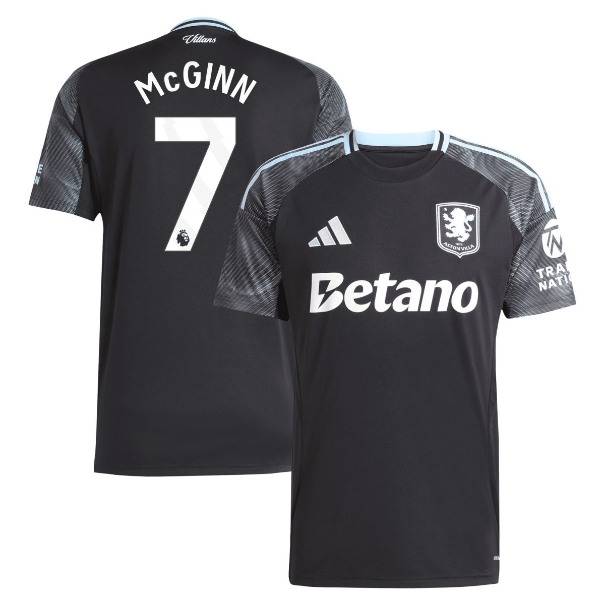 aston villa adidas away shirt 2025-26 with mcginn 7 printing Collection | Official Aston Villa FC Gear Online
