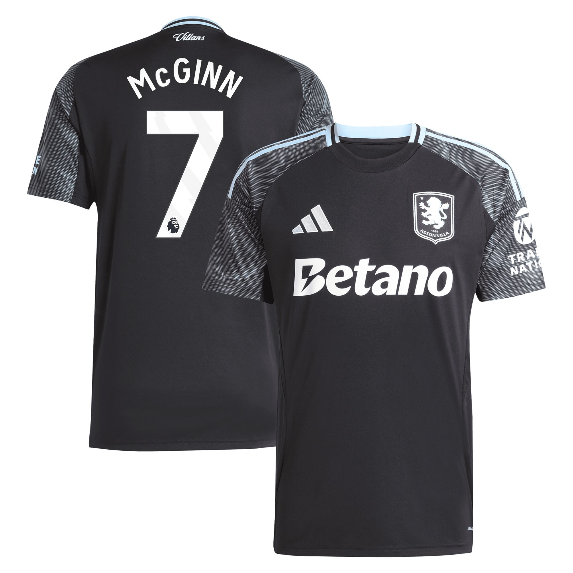 aston villa adidas away shirt 2025-26 with mcginn 7 printing Collection | Official Aston Villa FC Gear Online