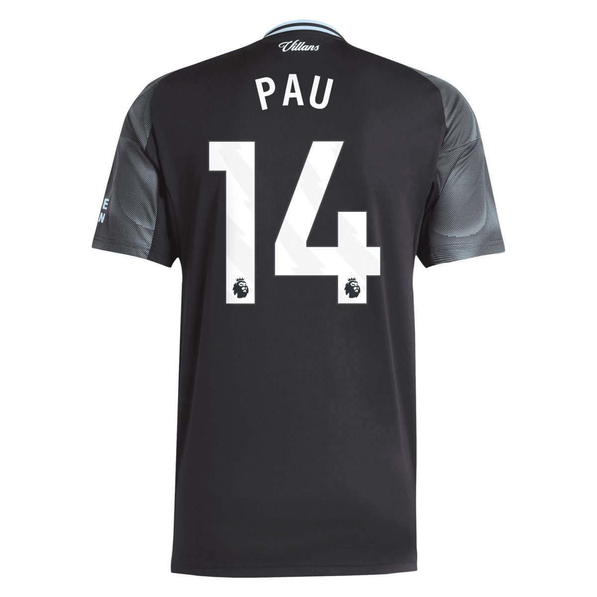 aston villa adidas away shirt 2025-26 with pau 14 printing Collection | Official Aston Villa FC Gear Online