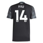 aston villa adidas away shirt 2025-26 with pau 14 printing Collection | Official Aston Villa FC Gear Online