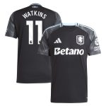 aston villa adidas away shirt 2025-26 with watkins 11 printing Collection | Official Aston Villa FC Gear Online