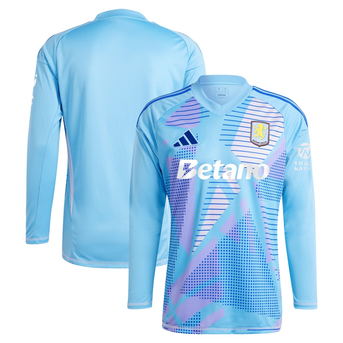 aston villa adidas goalkeeper shirt 2024-25 – long sleeve – 201964005 with custom printing Collection | Official Aston Villa FC Gear Online