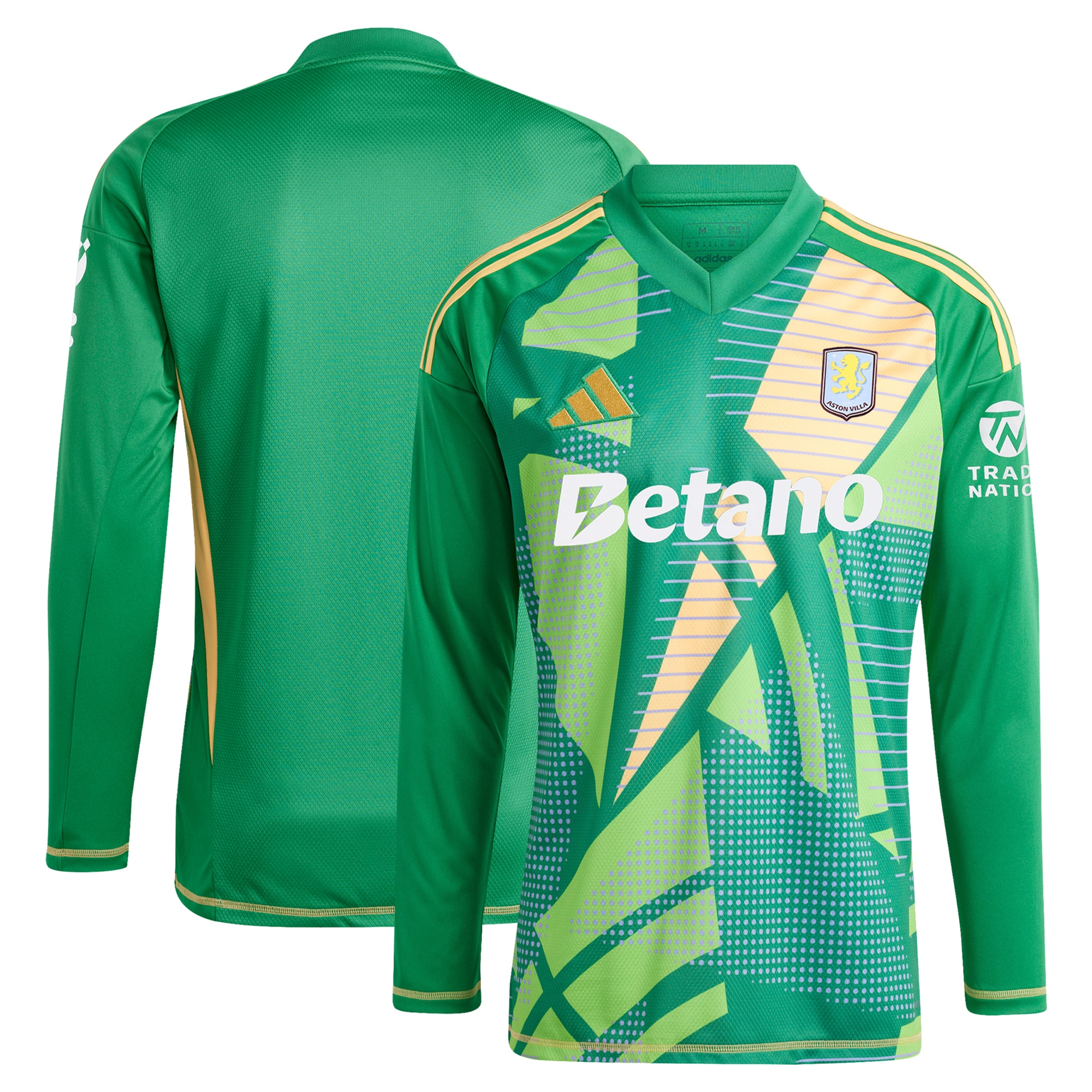 aston villa adidas goalkeeper shirt 2024-25 – long sleeve – 201964009 with custom printing Collection | Official Aston Villa FC Gear Online