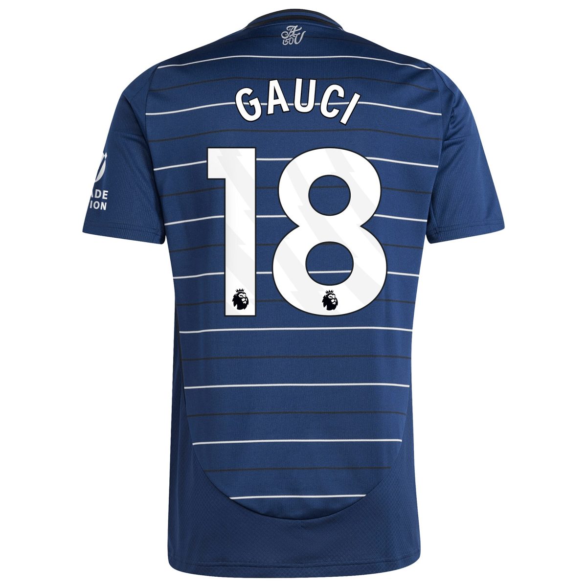 aston villa adidas goalkeeper shirt 2024-25 – long sleeve with gauci 18 printing – 202030972 Collection | Official Aston Villa FC Gear Online