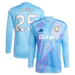 aston villa adidas goalkeeper shirt 2024-25 – long sleeve with olsen 25 printing – 202030976 Collection | Official Aston Villa FC Gear Online