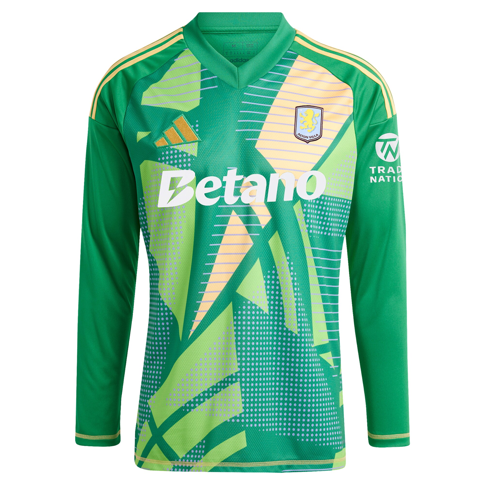 aston villa adidas goalkeeper shirt 2024-25 – long sleeve with olsen 25 printing Collection | Official Aston Villa FC Gear Online